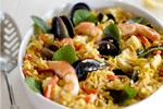 Пилаф с морски дарове